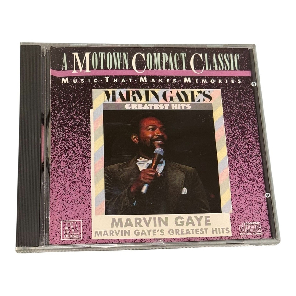 Marvin Gaye CD Greatest Hits Motown Compact Classic Soul R&B Album 1987 Canada